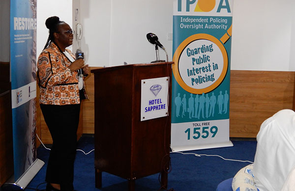 Commissioner Dr. Annette Mbogoh facilitating a dialogue session with the Authoritys stakeholders in Mombasa